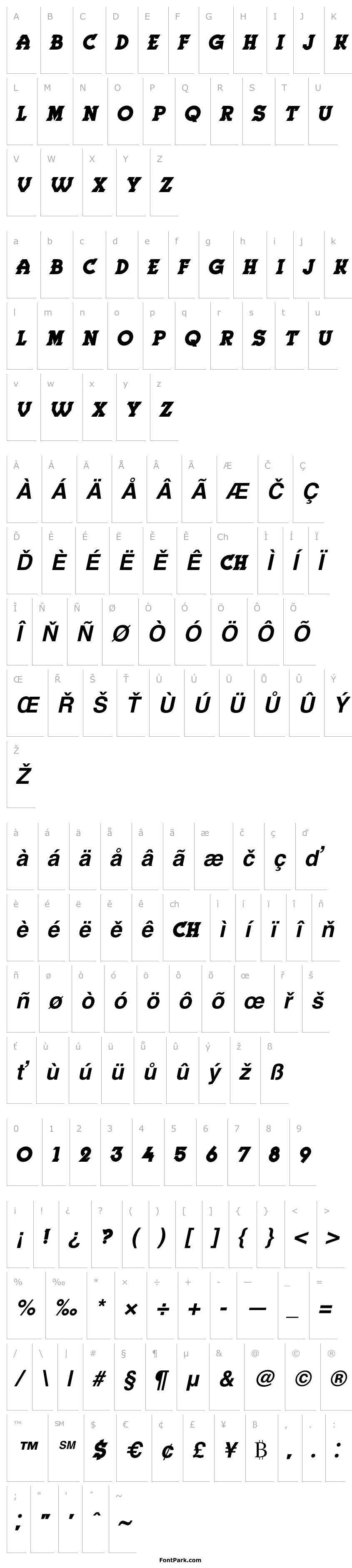 Overview Herne Bold Italic