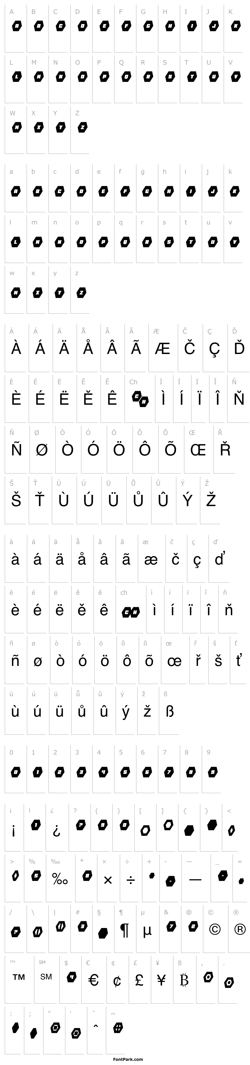 Overview HeXkEy Solid Condensed Italic