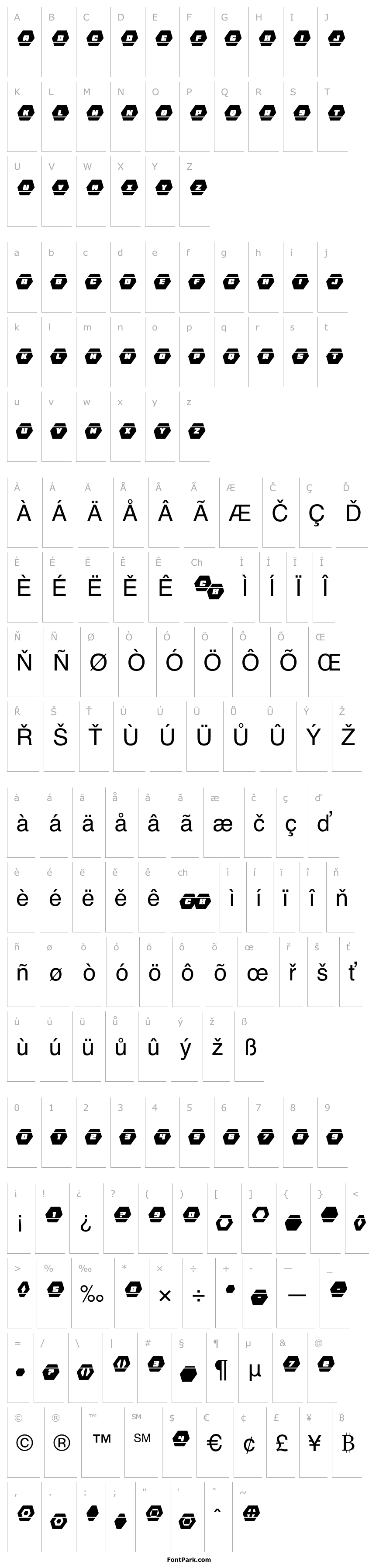 Přehled HeXkEy Solid Laser Italic