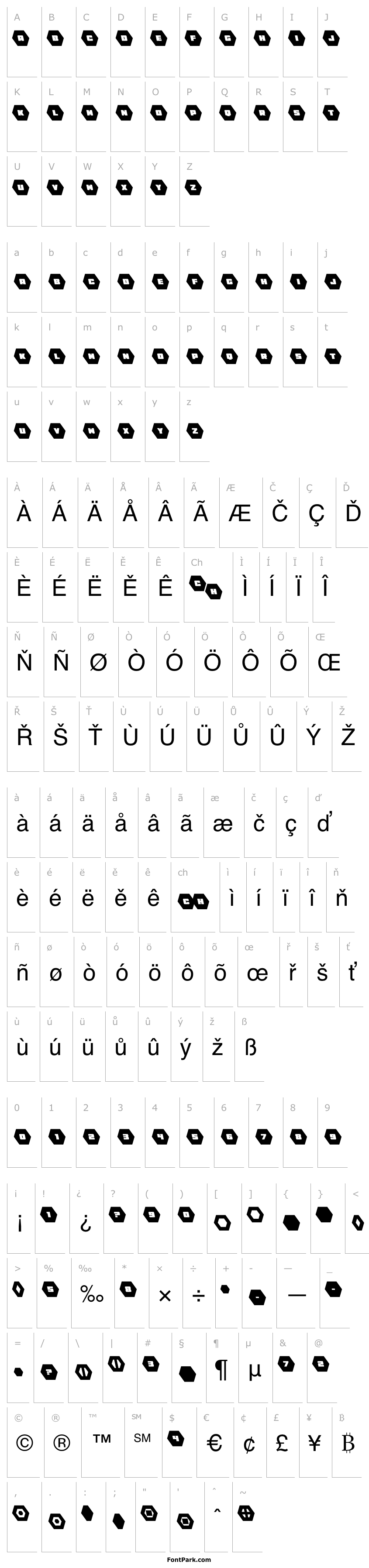 Overview HeXkEy Solid Leftalic