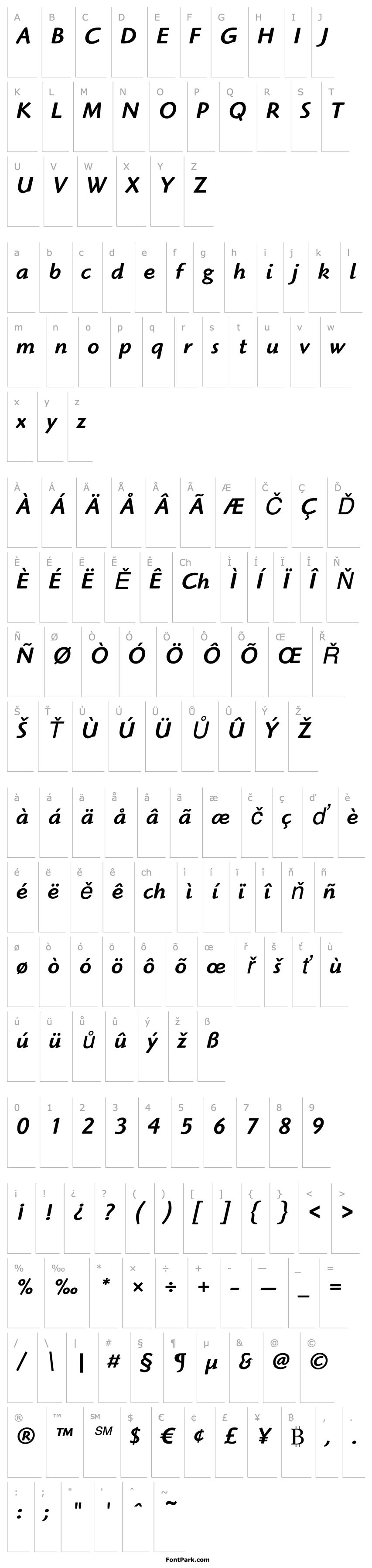 Overview Highlander ITC Medium Italic