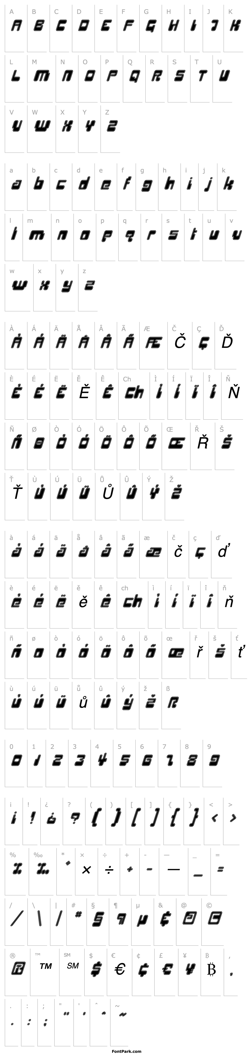 Overview HiroOutline Italic