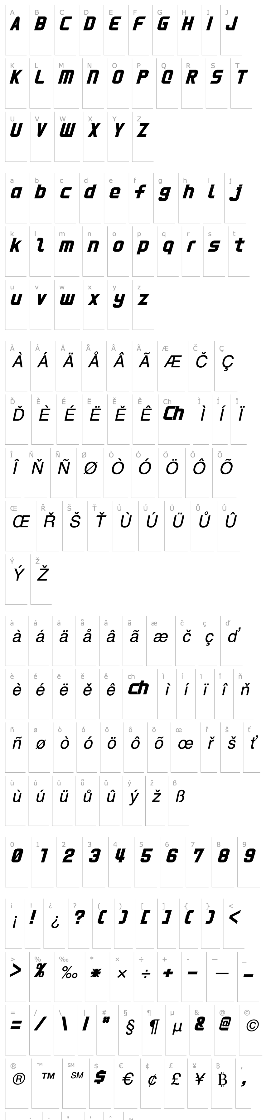 Přehled HNkani-Italic