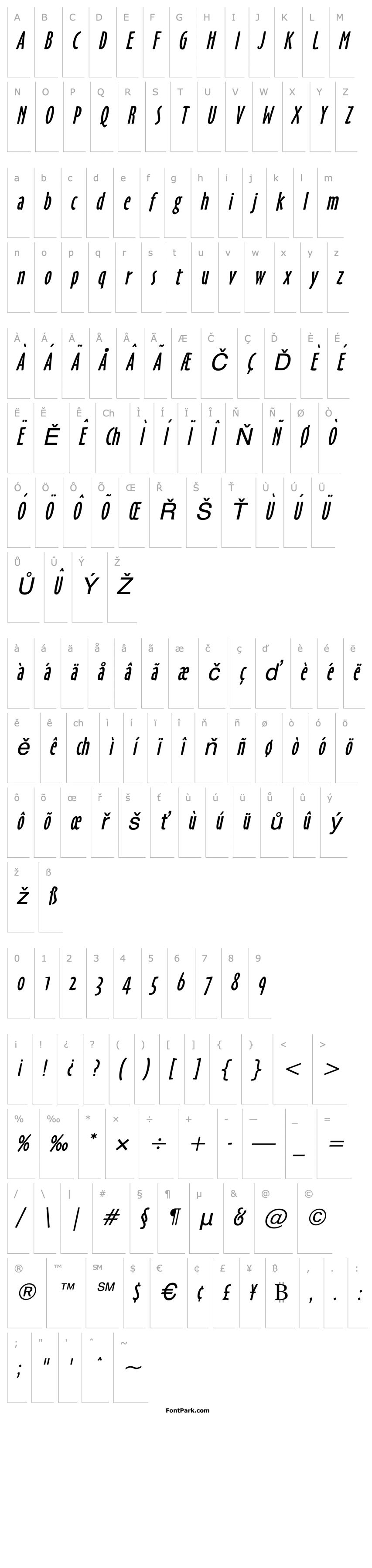 Overview Hobby Italic