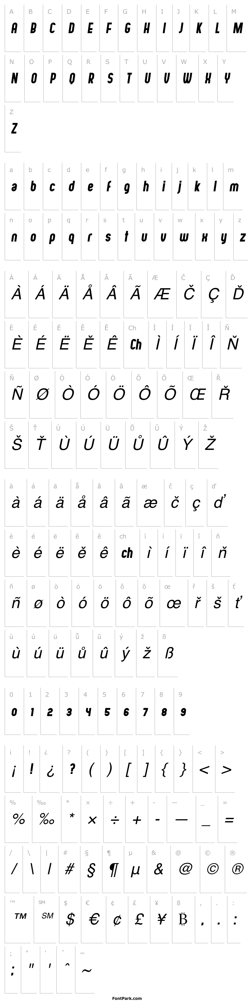 Overview Hofmann Italic