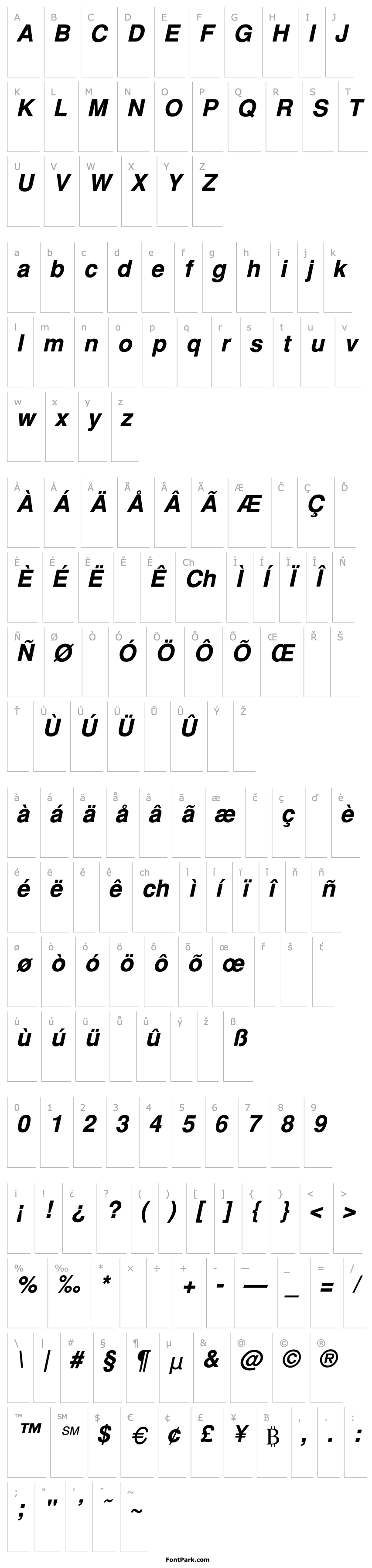 Overview Holland  Bold Italic