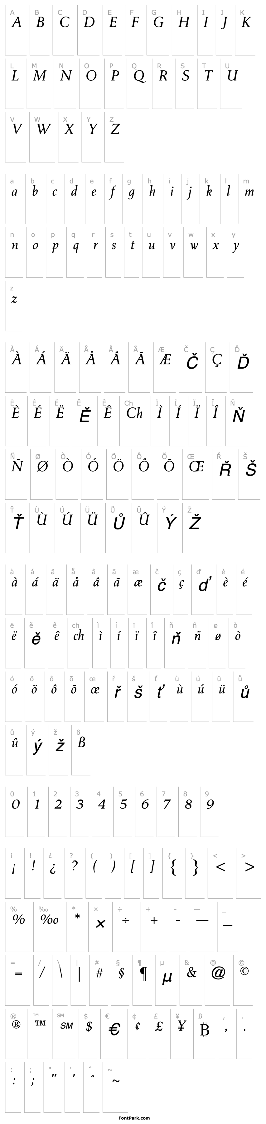 Overview Holland Seminar CG Italic