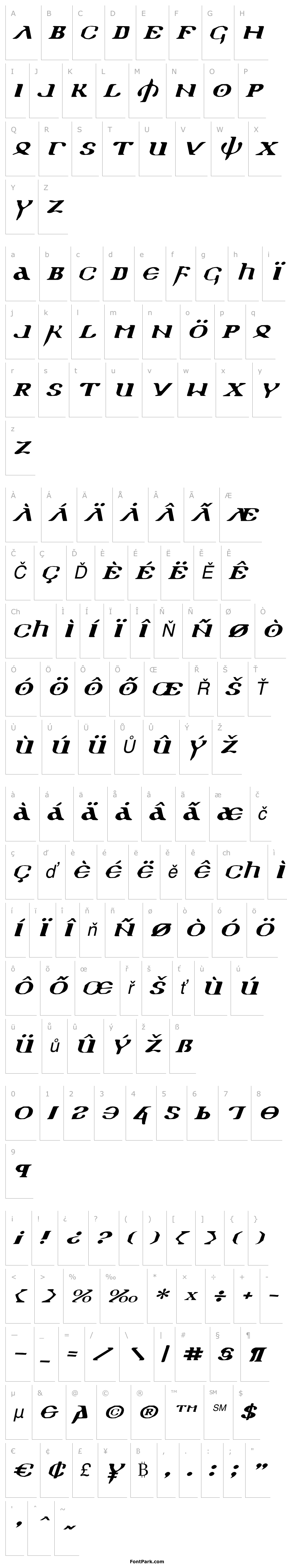 Overview Holy Empire Expanded Italic