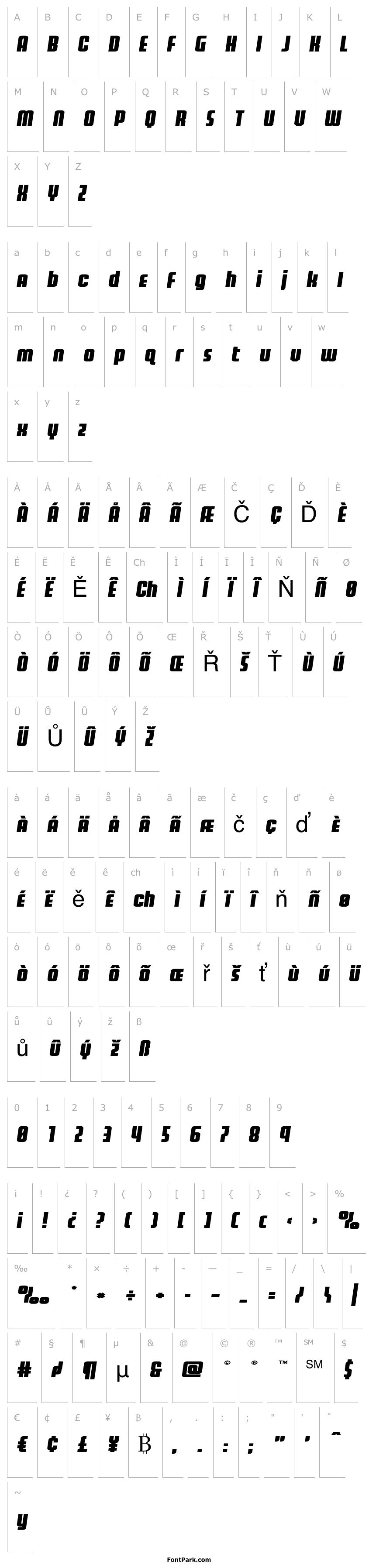 Přehled Homelander Wide Semi-Italic