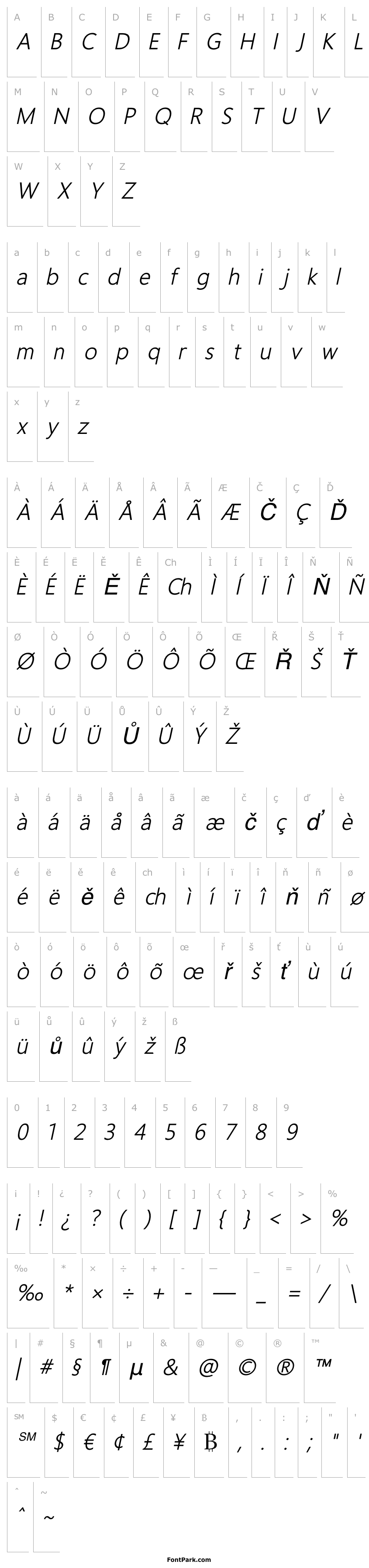 Overview Homizio Nova Italic
