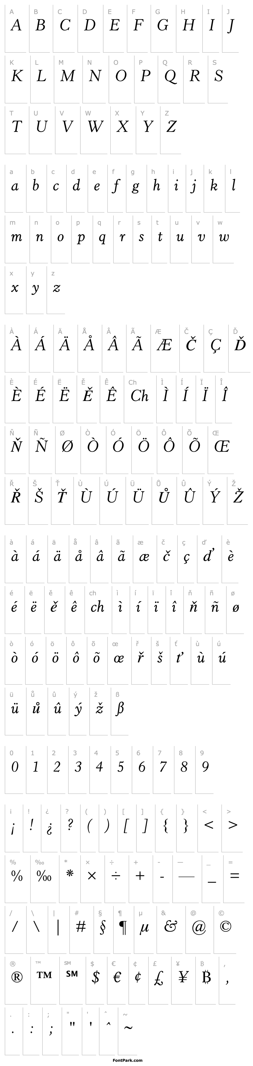 Overview Horley OS MT Italic