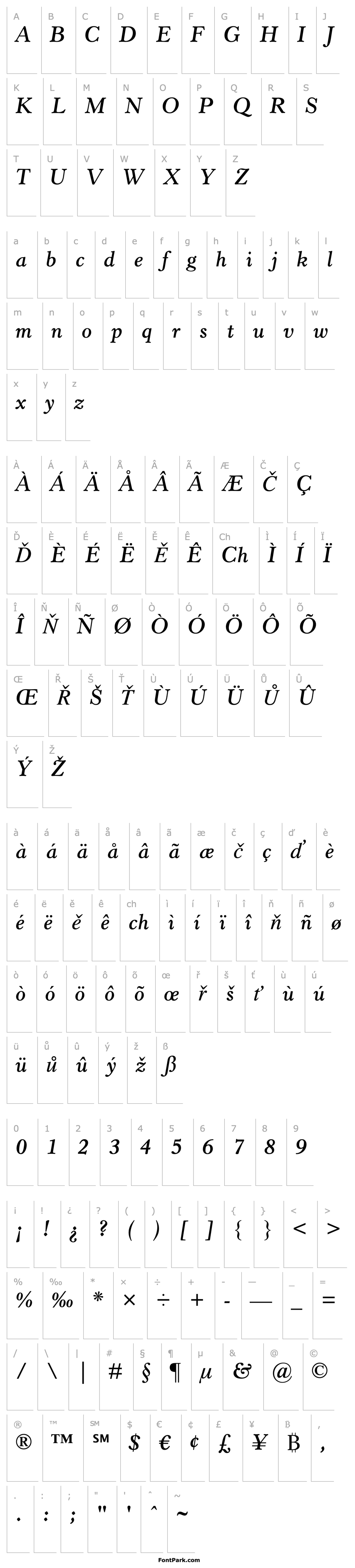 Overview Horley OS MT Semibold Italic