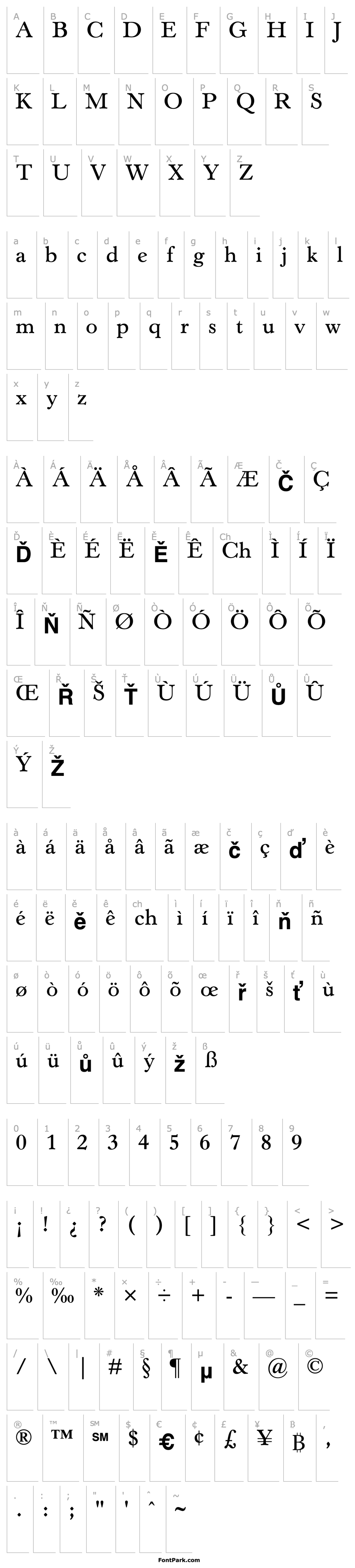 Přehled HorleyOldStyleMT-SemiBold