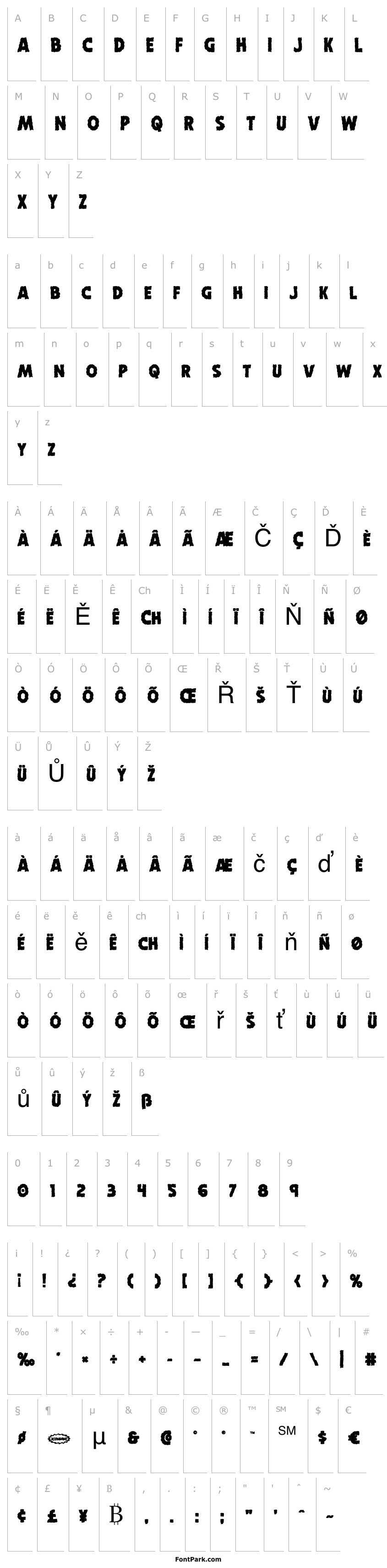 Overview Horroween Bold