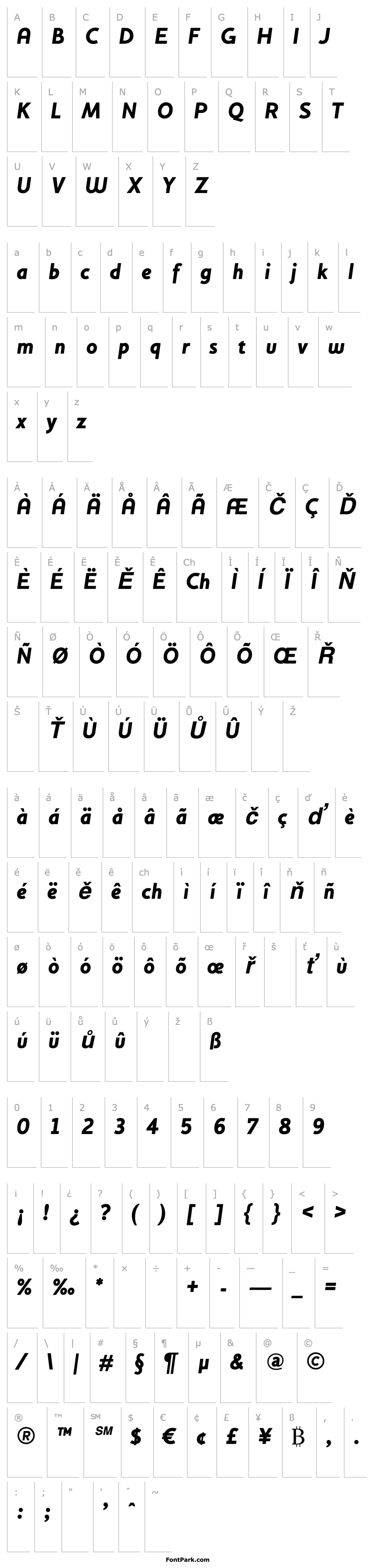 Overview HouschkaBlackItalic