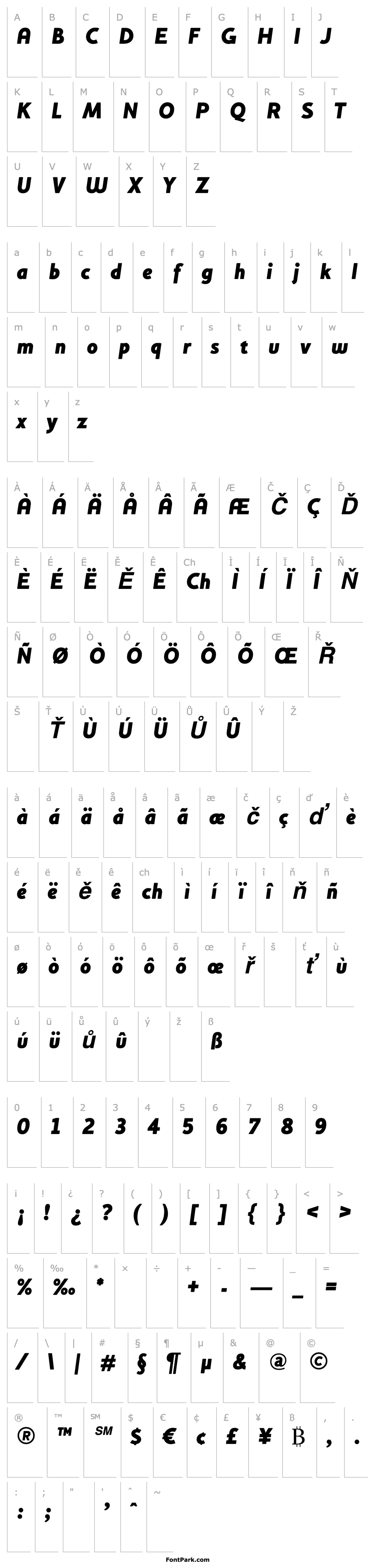 Overview HouschkaHeavyItalic