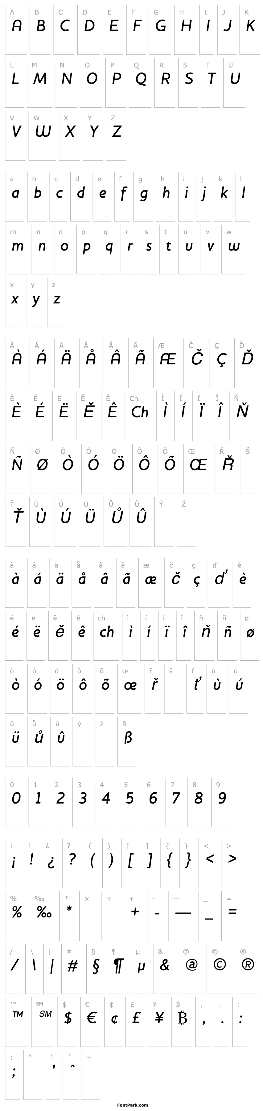 Overview HouschkaMediumItalic