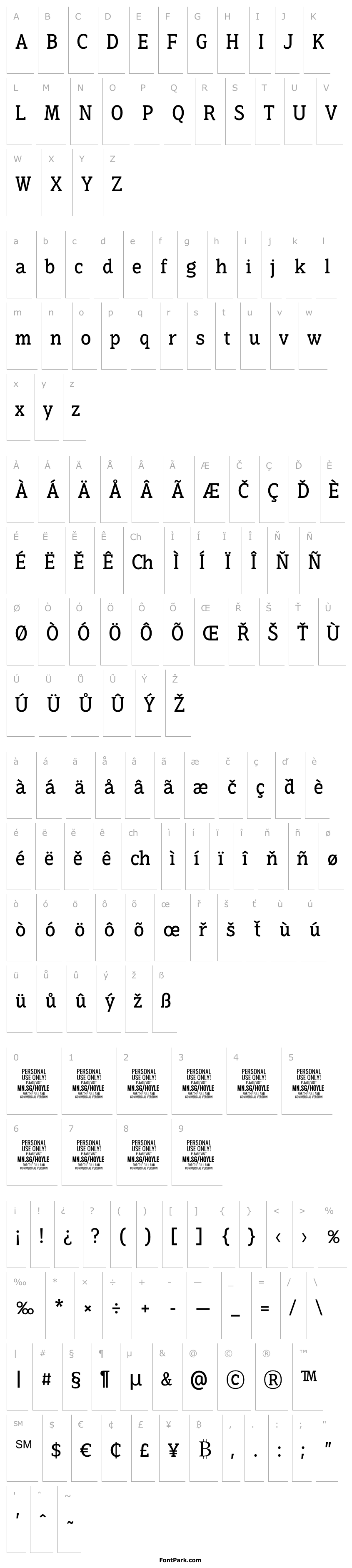 Overview Hoyle PERSONAL USE ONLY Regular