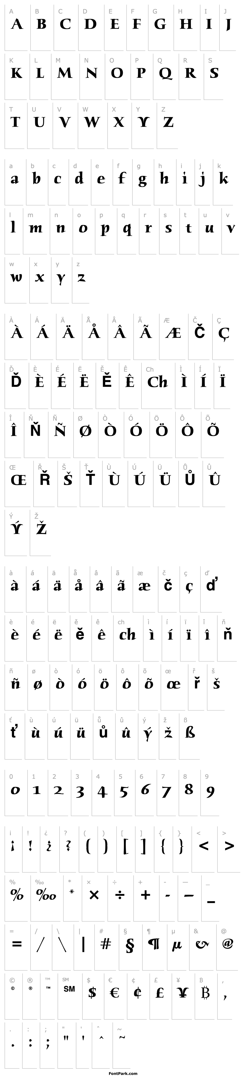 Overview Humana Serif ITC Bold