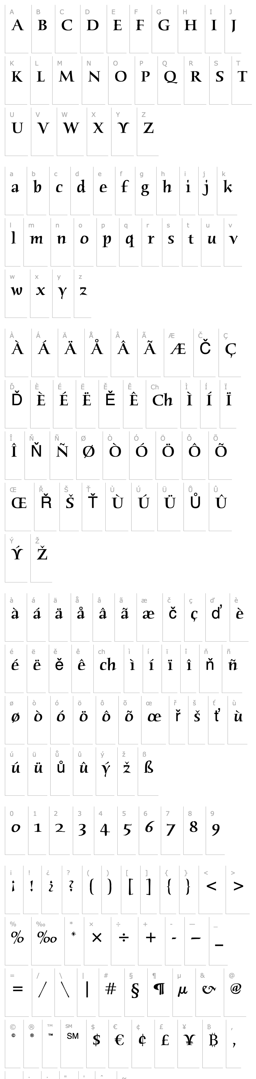 Overview Humana Serif ITC Medium