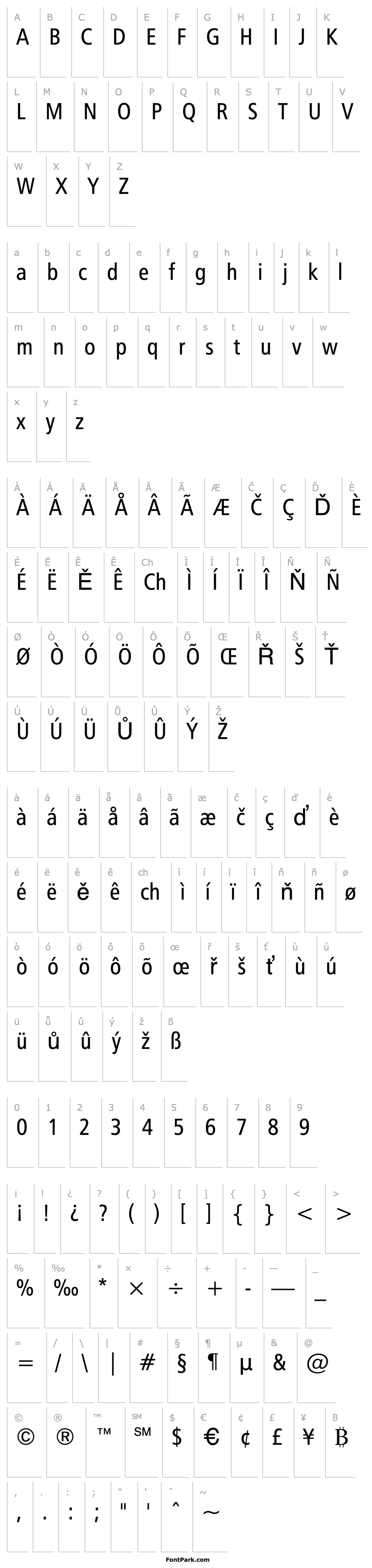 Přehled Humanist 777 Condensed BT