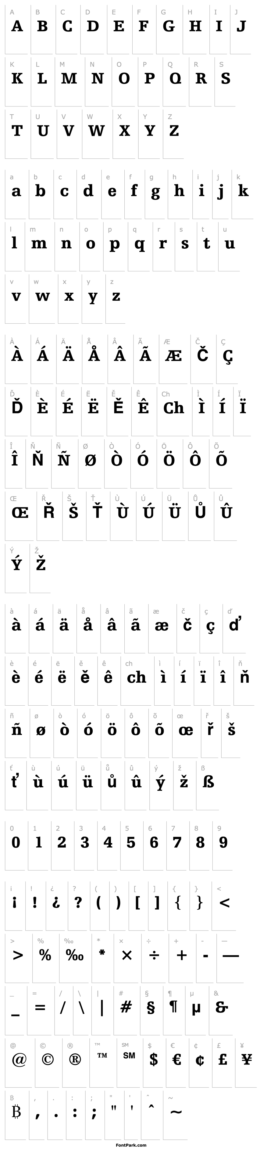 Overview HumanistSlabserif712BT-Black