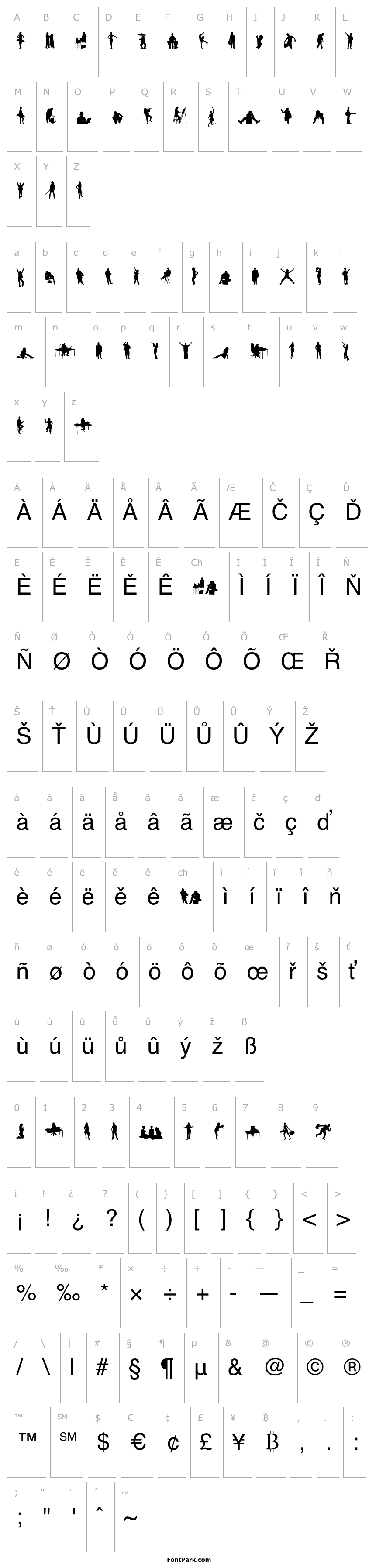 Přehled HumanSilhouettesFreeTwo