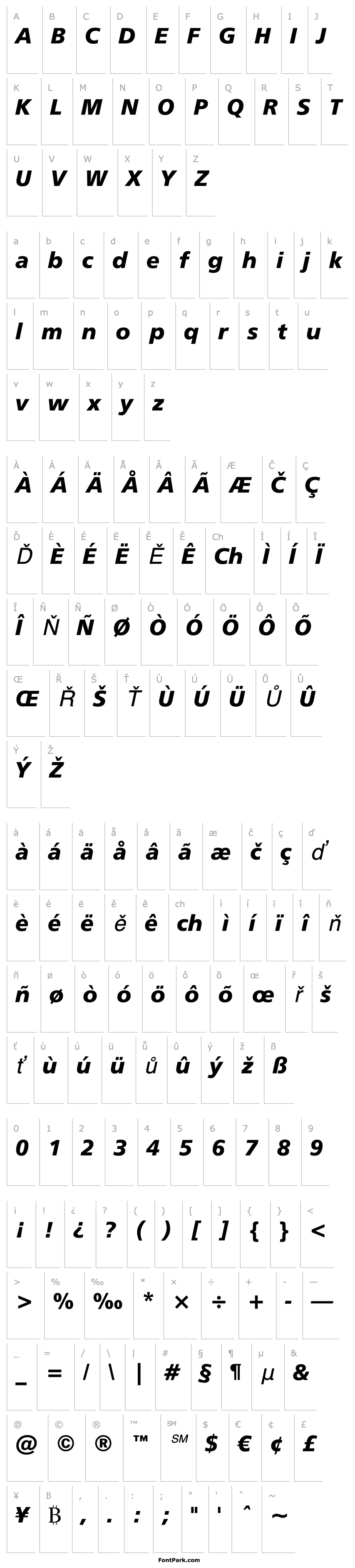 Overview Humnst777 Blk BT Black Italic