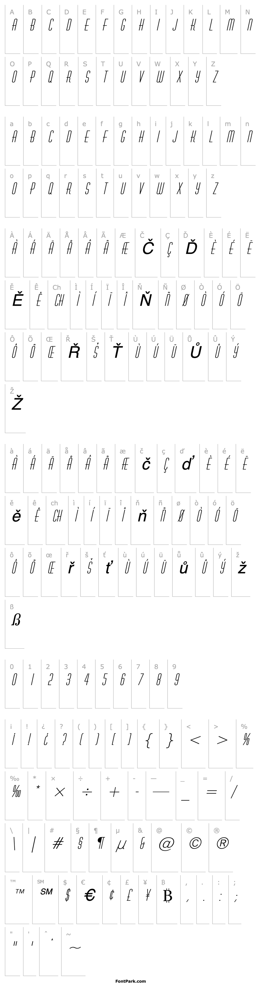 Overview Hustle Italic