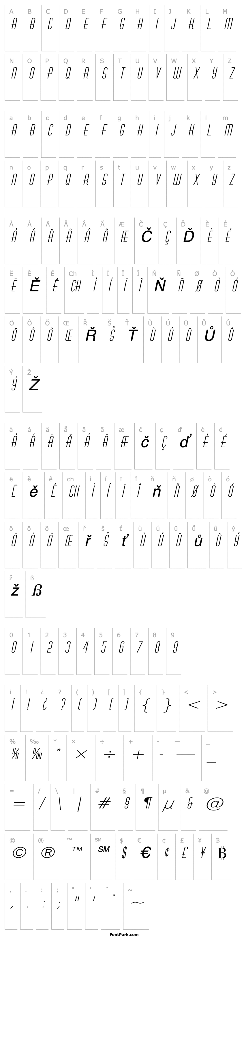 Overview Hustle Wide Italic