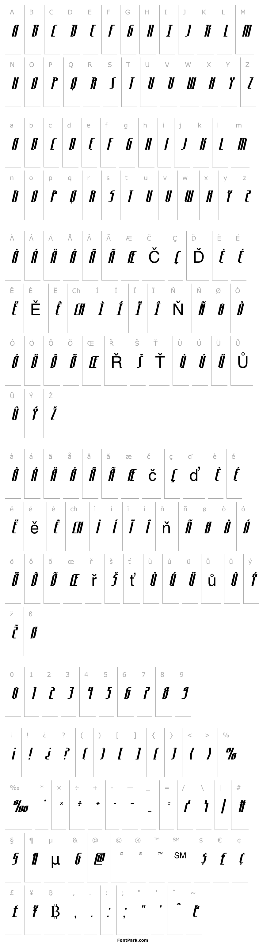 Přehled Hydronaut Italic