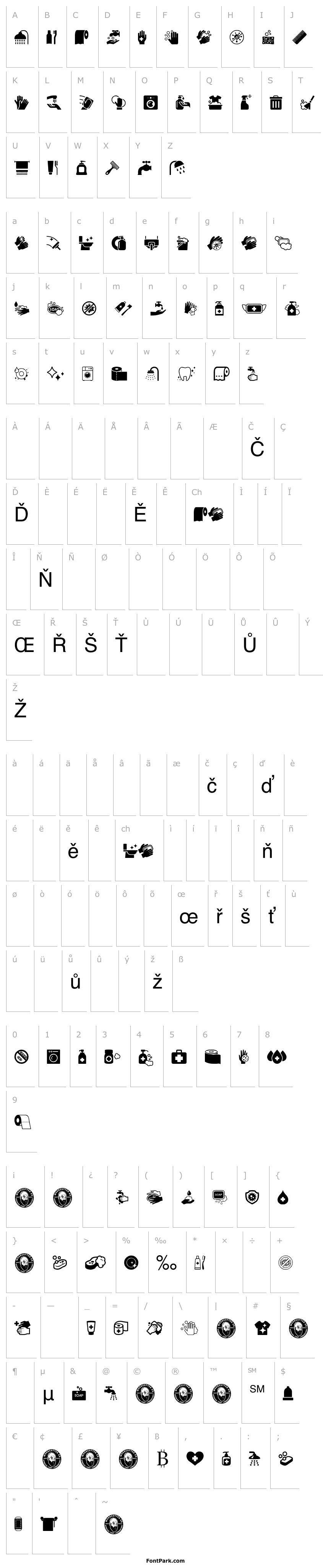 Overview Hygiene Icons