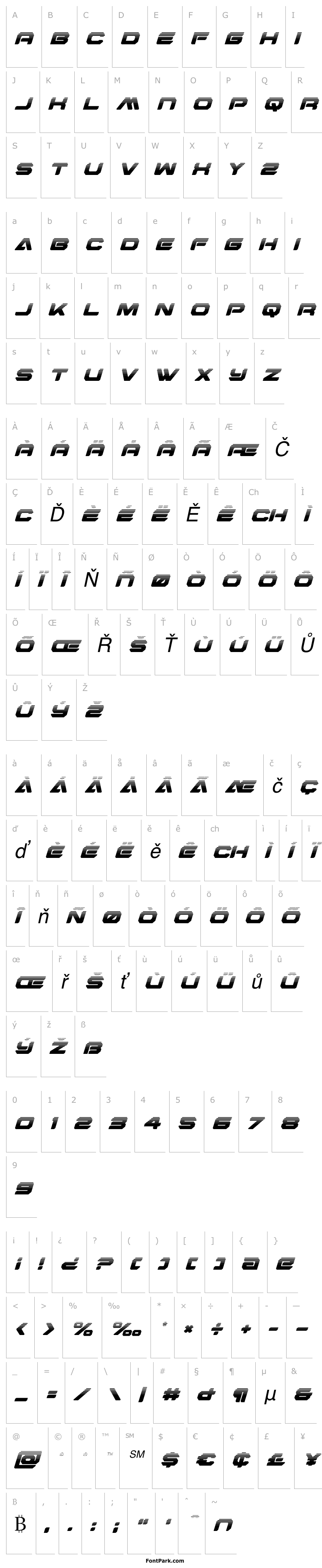 Overview Hyper Viper Halftone Italic