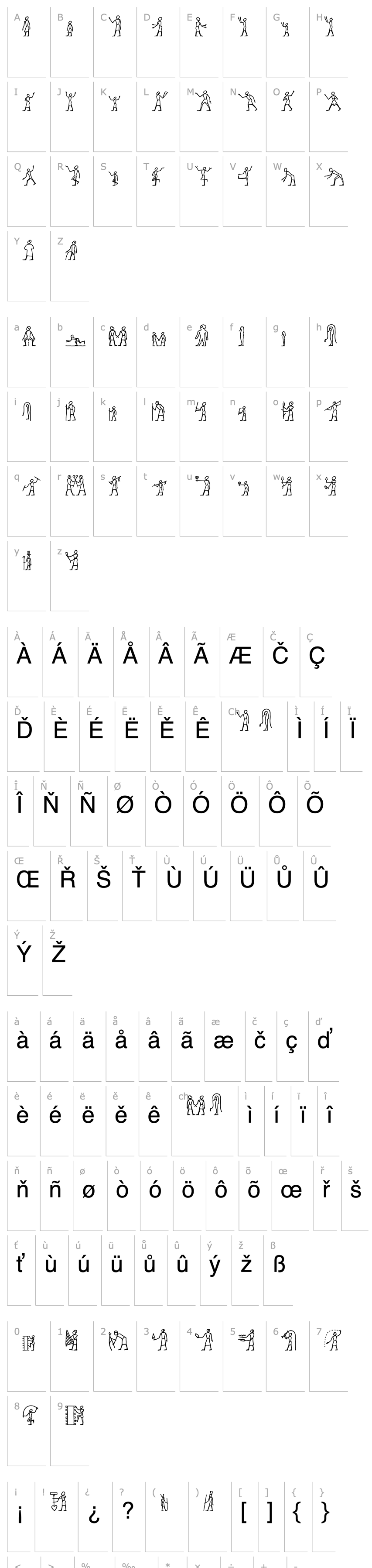 Overview Hyroglyphes One