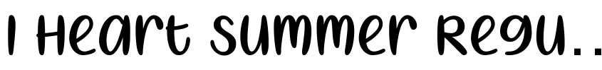Preview I Heart Summer Regular