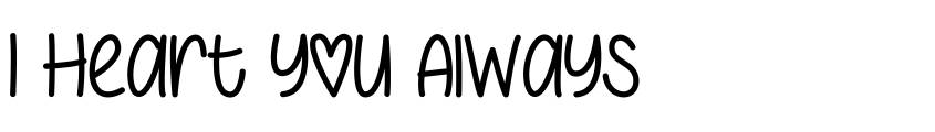 Preview I Heart You Always