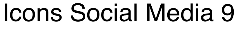 Preview Icons Social Media 9