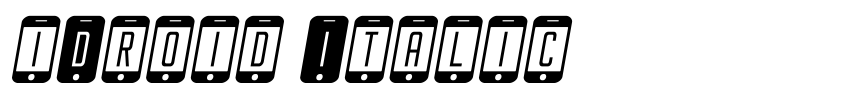 Preview iDroid Italic