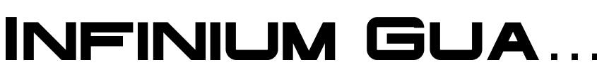 Font Infinium Guardian by Unknown