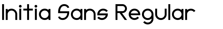 Preview Initia Sans Regular