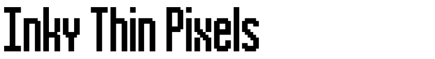 Preview Inky Thin Pixels