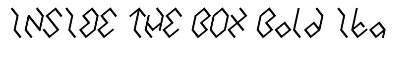 Preview INSIDE THE BOX Bold Italic