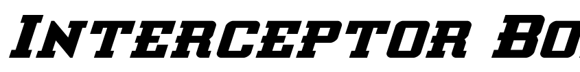 Preview Interceptor Bold Italic