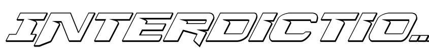 Preview Interdiction 3D Italic