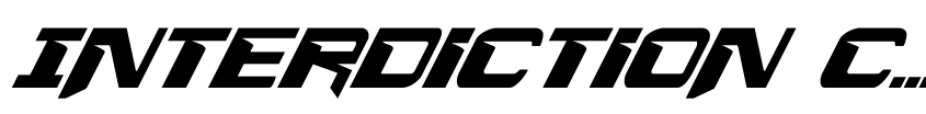 Preview Interdiction Condensed Italic