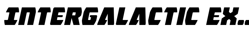 Preview Intergalactic Expanded Italic