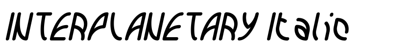 Preview INTERPLANETARY Italic