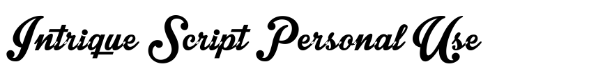 Preview Intrique Script Personal Use