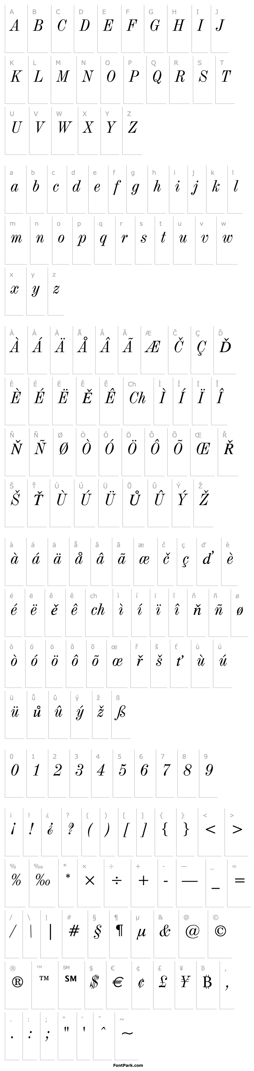 Overview Industrial 736 Italic BT