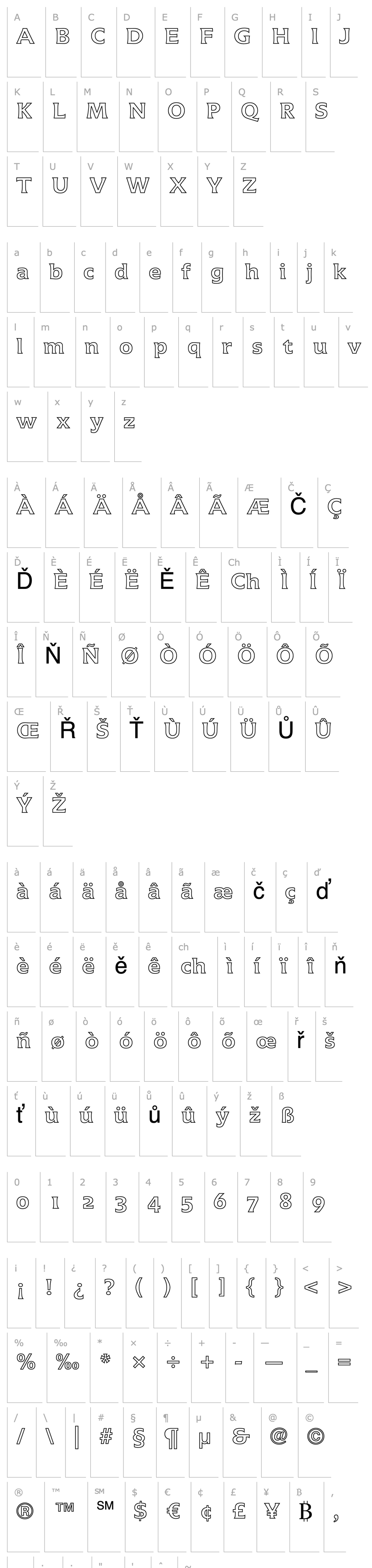 Přehled Icone LT Bold Outline OsF